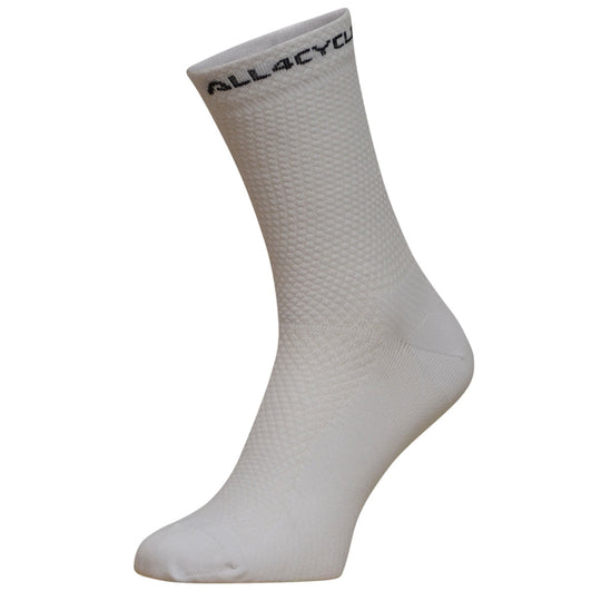 All4cycling Chaussettes 15 cm - Blanc