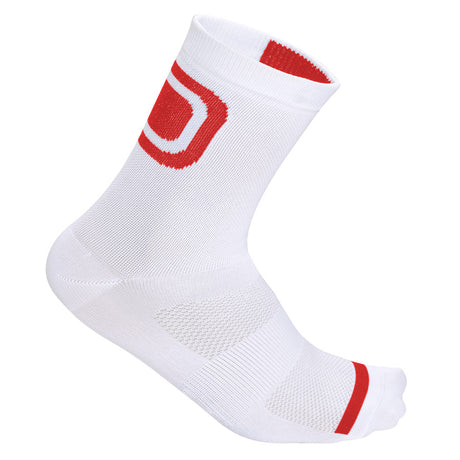 Calze DotOut Logo 13 - Bianco Rosso