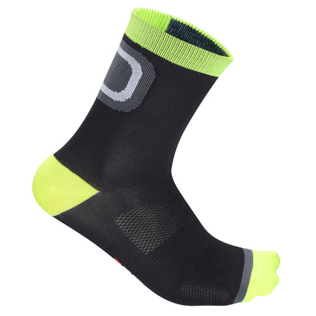 Calze DotOut Logo 9 - Nero Giallo
