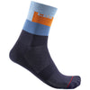 Castelli Blocco 15 socks - Blue