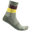 Castelli Blocco 15 socks - Green yellow