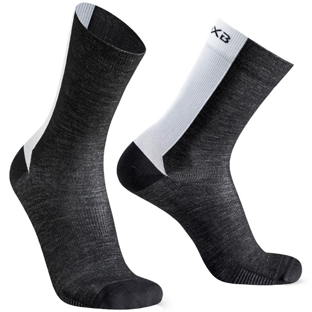 Calze Oxyburn 1613 Thermo sprint - Nero bianco