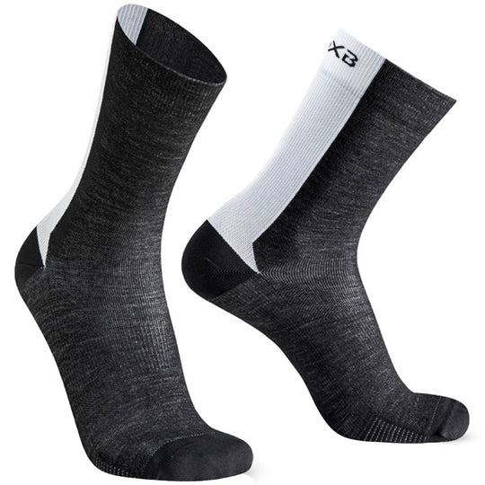 Calze Oxyburn 1613 Thermo sprint - Nero bianco