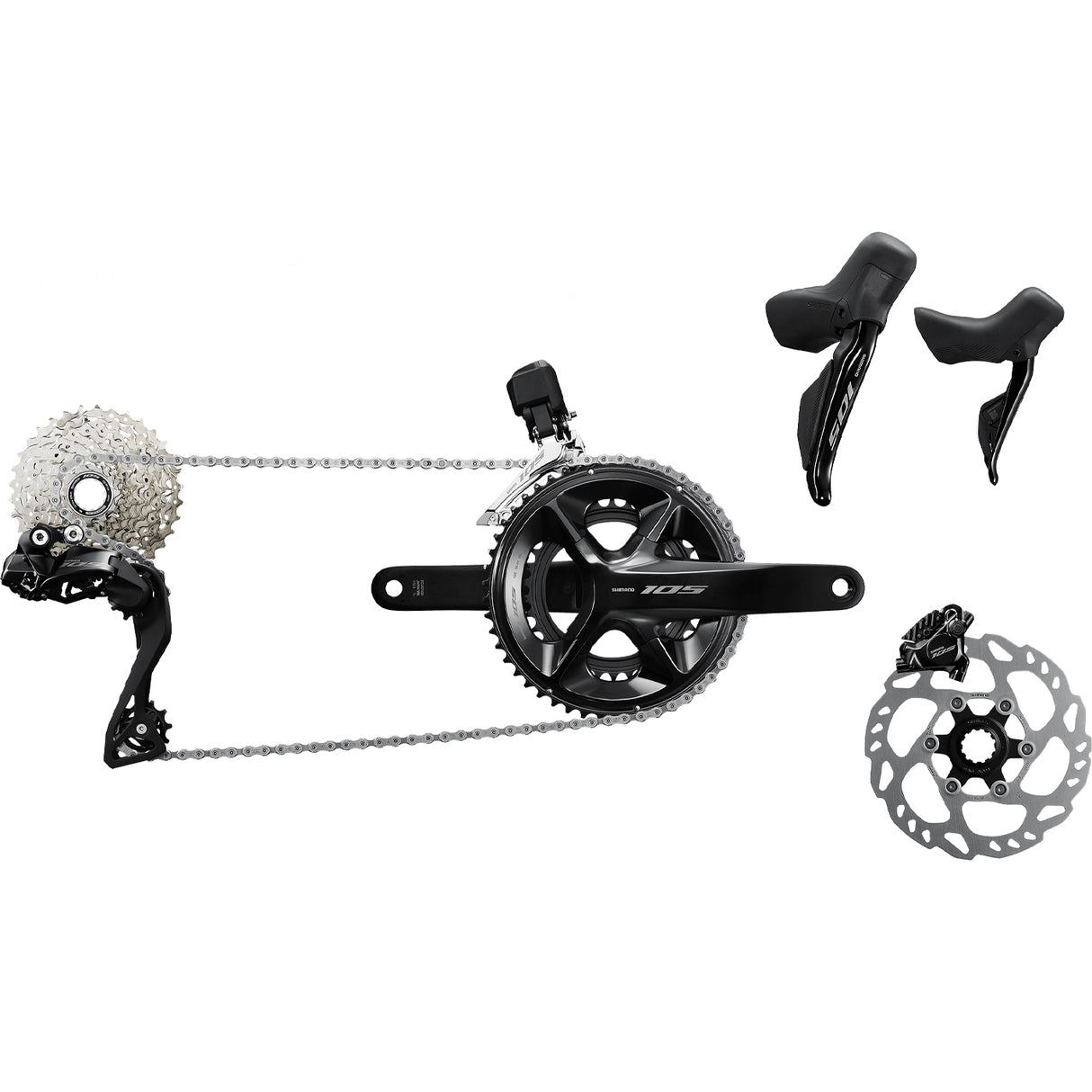 Gruppo Shimano 105 Di2 R7100 12V 11/34T - 50/34 D - B