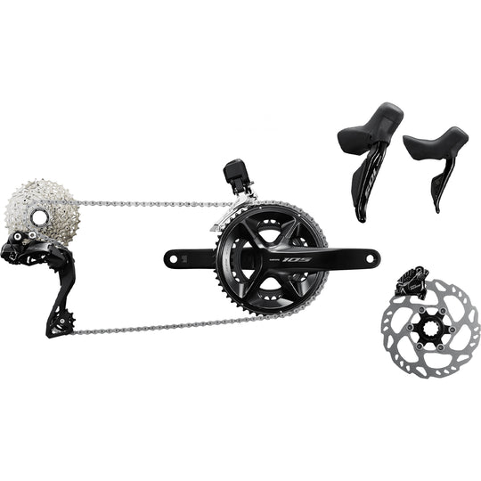 Grupo Shimano 105 Di2 R7100 12V 11/34T - 50/34 D