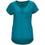Maglia donna Patagonia Capilene Cool Trail Bike Henley - Verde - O
