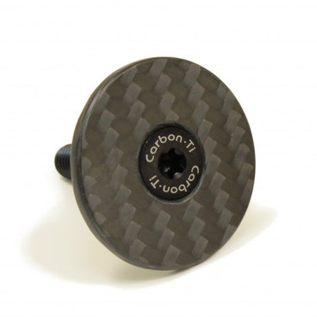 Tappo serie sterzo Carbon-Ti X-Cap Carbon Matte - Nero