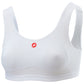 Reggiseno Castelli Rosso Corsa Light Bra - Bianco