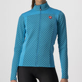 Maglia maniche lunghe donna Castelli Sfida 2 - Blu - M