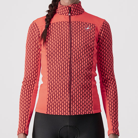 Maillot mangas largas mujer Castelli Sfida 2 - Rosa