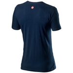 T-Shirt Castelli Logo - Blu scuro