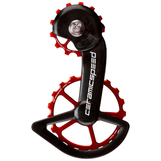 Sistema Pulegge CeramicSpeed OSWP Shimano DA9100/ULT8000 - Nero rosso