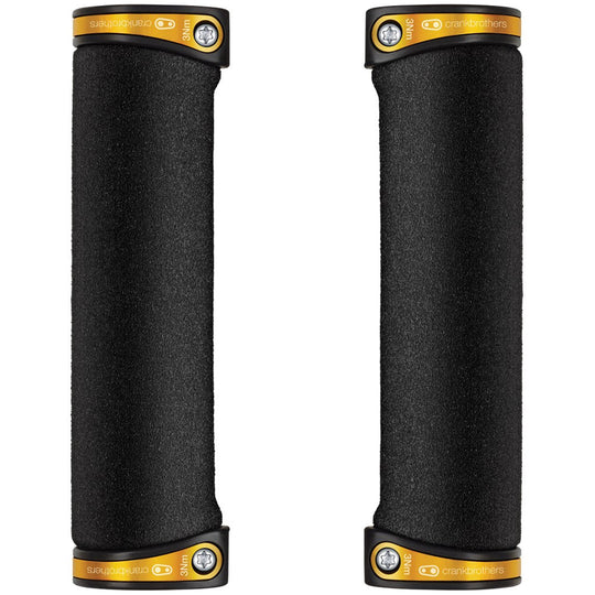 Crank Brothers Cobalt grips - Black gold
