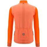 Maglia maniche lunghe Santini Colore Puro - Arancio - E