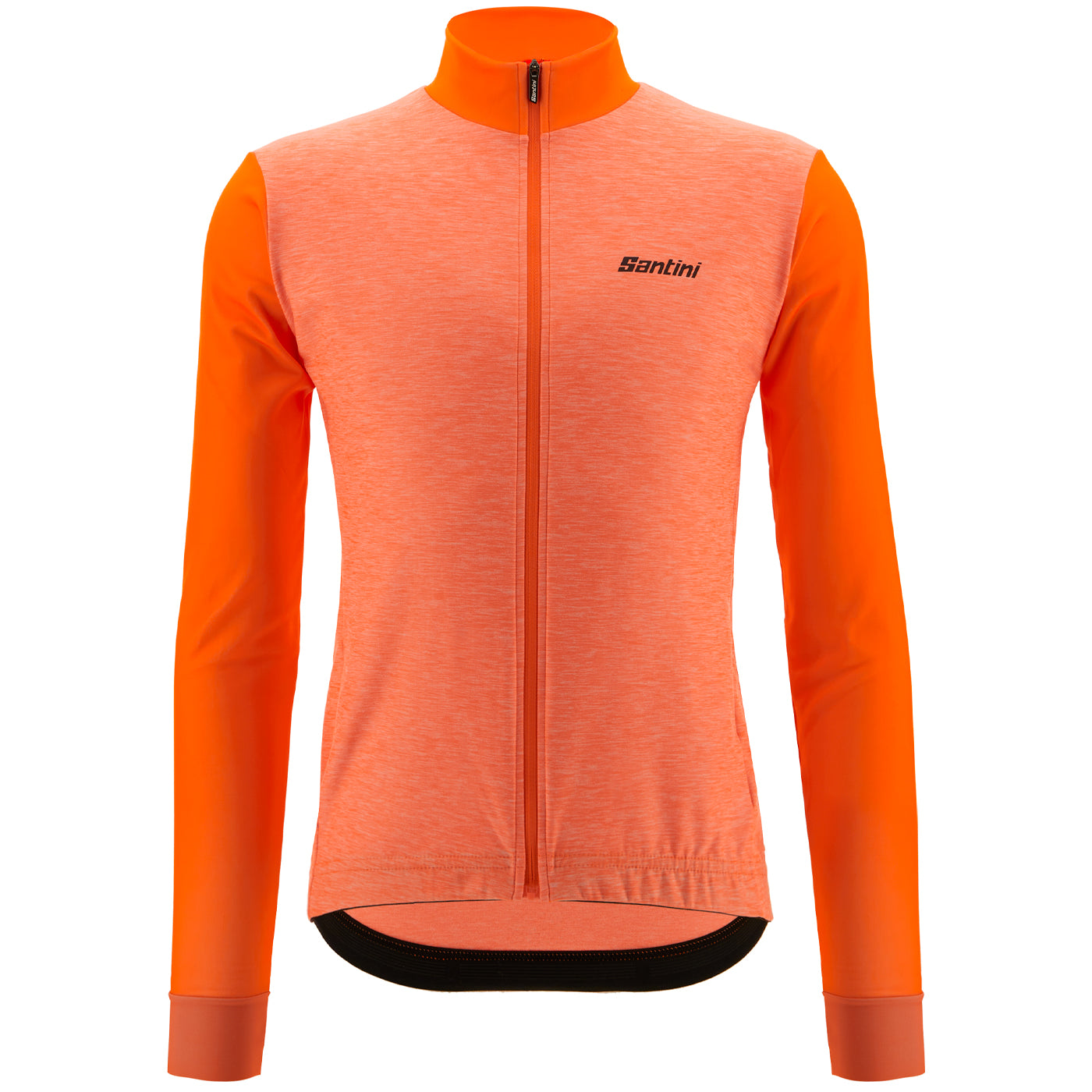 Maglia maniche lunghe Santini Colore Puro - Arancio - D
