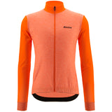Maglia maniche lunghe Santini Colore Puro - Arancio - D