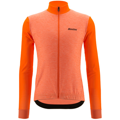 Maglia maniche lunghe Santini Colore Puro - Arancio - D