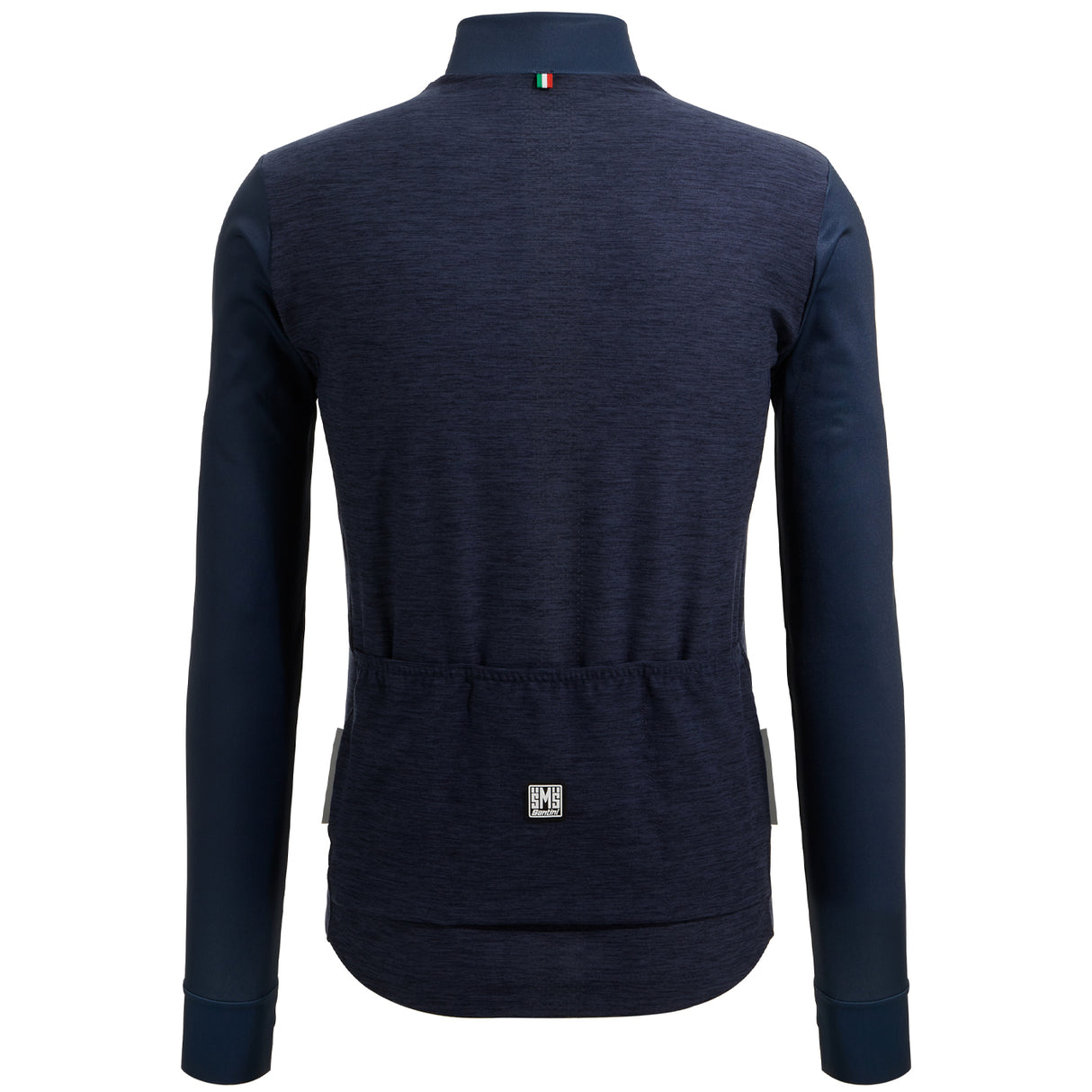 Maglia maniche lunghe Santini Colore Puro - Blu - F