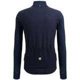 Maglia maniche lunghe Santini Colore Puro - Blu - F