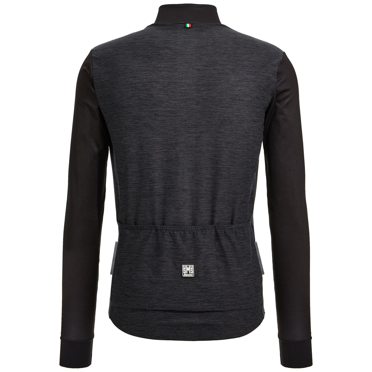 Maglia maniche lunghe Santini Colore Puro - Nero - L
