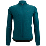 Maglia maniche lunghe Santini Colore Puro - Verde - F