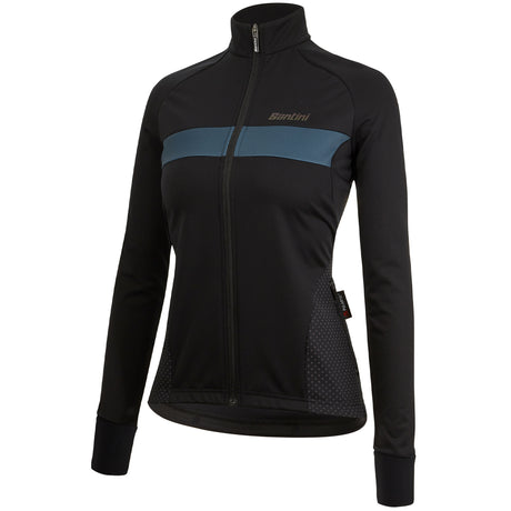 Maglia maniche lunghe donna Santini Coral Bengal - Nero - L