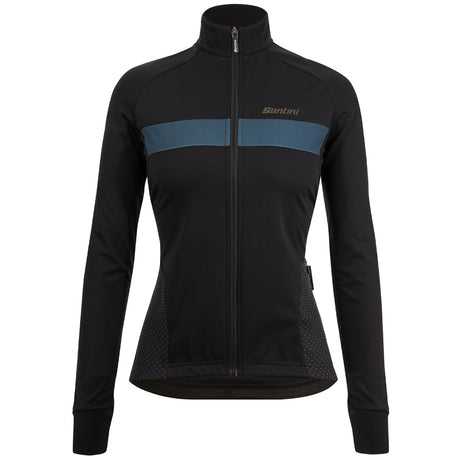Maglia maniche lunghe donna Santini Coral Bengal - Nero - M