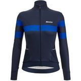 Maglia maniche lunghe donna Santini Coral Bengal - Blu - C