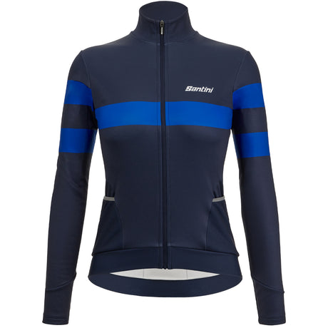 Maglia maniche lunghe donna Santini Coral Bengal - Blu - C