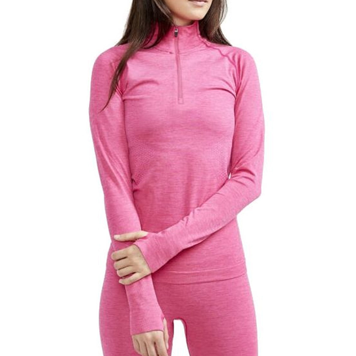 Maglia intima donna maniche lunghe Craft Core Dry Active Comfort HZ - Rosa - A