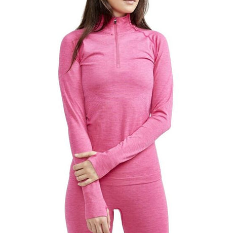 Maglia intima donna maniche lunghe Craft Core Dry Active Comfort HZ - Rosa - A