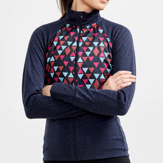 Craft ADV Bike Subz Wool women long sleeves jersey - Blue