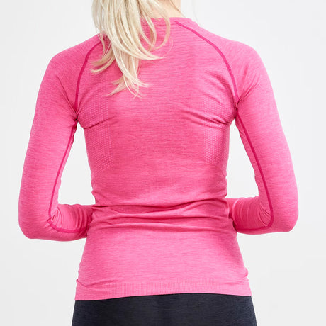 Maglia intima donna maniche lunghe Craft Core Dry Active Comfort - Rosa - D
