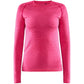 Maglia intima donna maniche lunghe Craft Core Dry Active Comfort - Rosa - C
