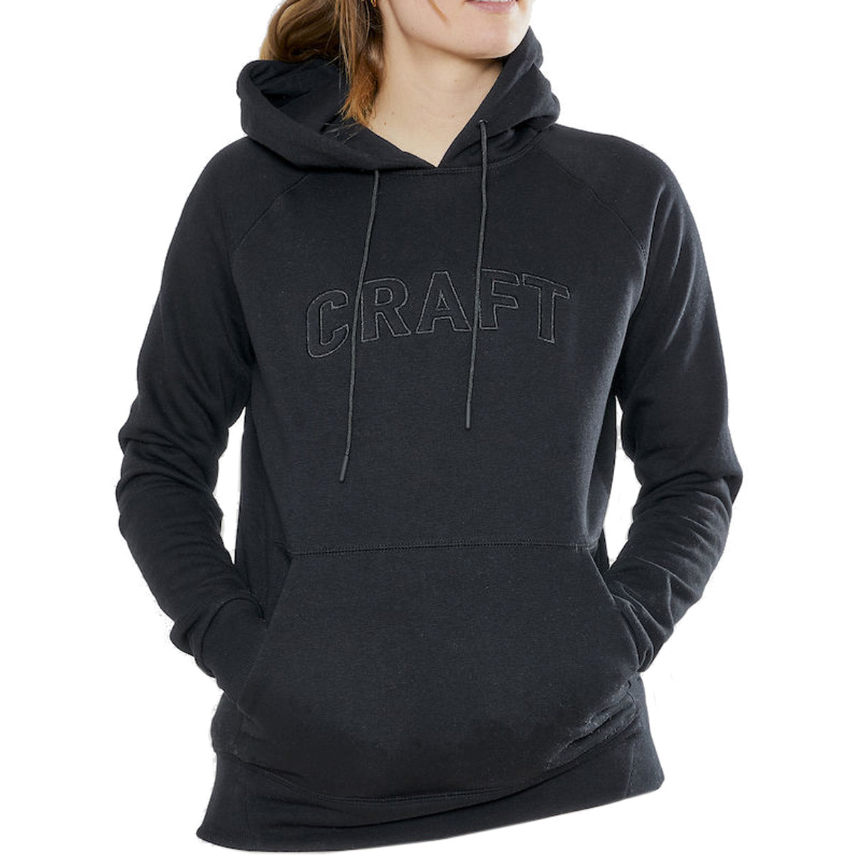 Felpa donna Craft Overhead Logo - Nero