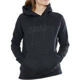 Felpa donna Craft Overhead Logo - Nero