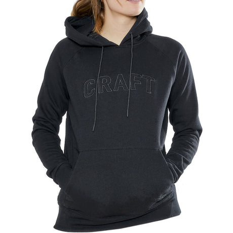 Felpa donna Craft Overhead Logo - Nero