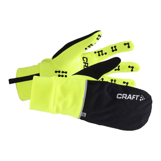 Craft Hybrid Weather Gloves - Yellow
