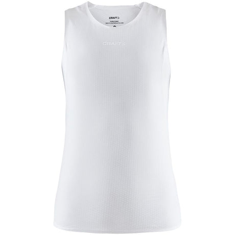 Maglia intima donna senza maniche Craft Pro Dry Nanoweight SL - Bianco