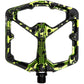 Pedali Crank Brothers Stamp 7 Splatter Large - Nero verde - D
