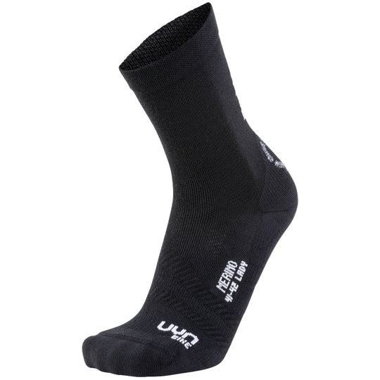 Damensocken UYN Cycling merino - Schwarz