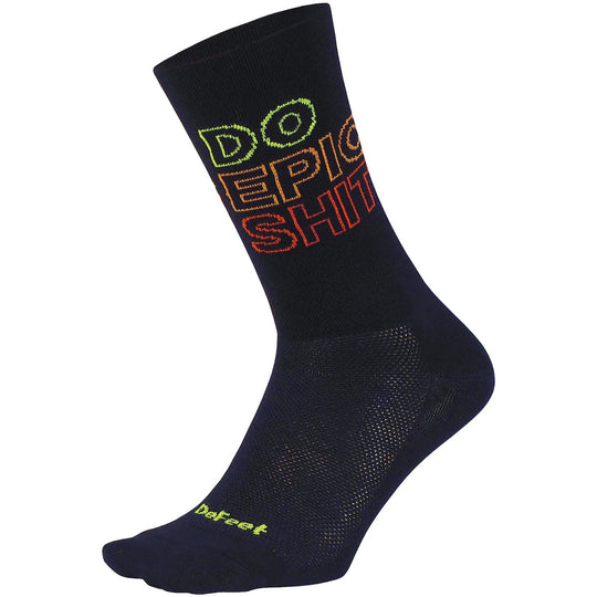 DeFeet Aireator 6 Do Epic Shit socks - Black
