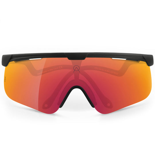 Alba Optics Delta Sunglasses - Blk Vzum ML Lava