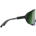 Poc Devour glasses - Uranium Black Translucent Grey Deep Green Mirror
