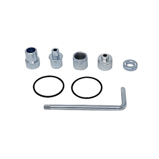 QR adapter kit and 12x142 thru axle for direct drive rollers