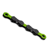 Catena KMC DLC12 - Nero verde - O