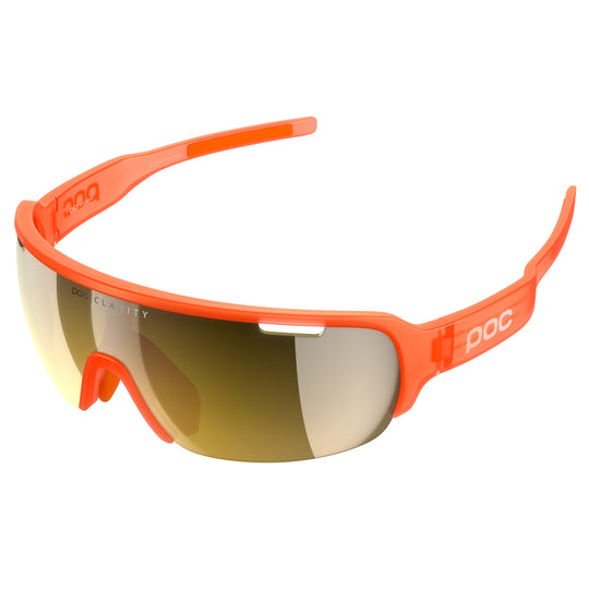 Poc DO Half Blade sunglasses - Fluorescent orange translucent