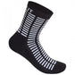 Dotout Row Socks - Black White 