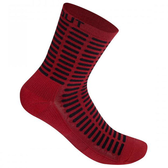 Calcetinas Dotout Row - Rojo negro