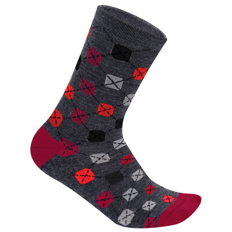 Calze Dotout Dots - Grigio Rosso
